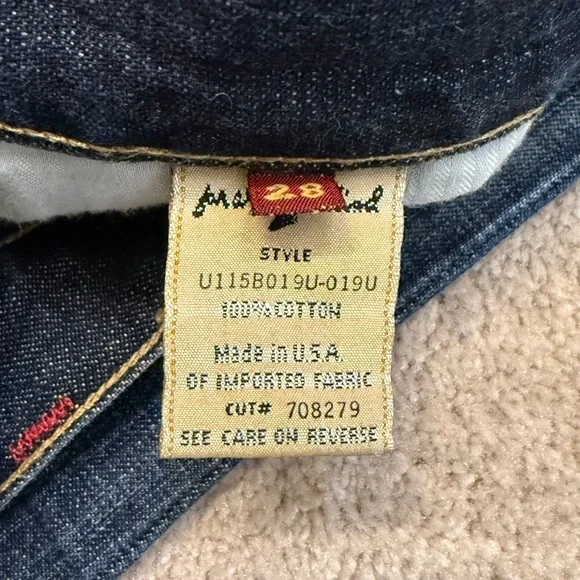 7 For All Mankind Dark Blue High Rise Jeans - Picture 10 of 10